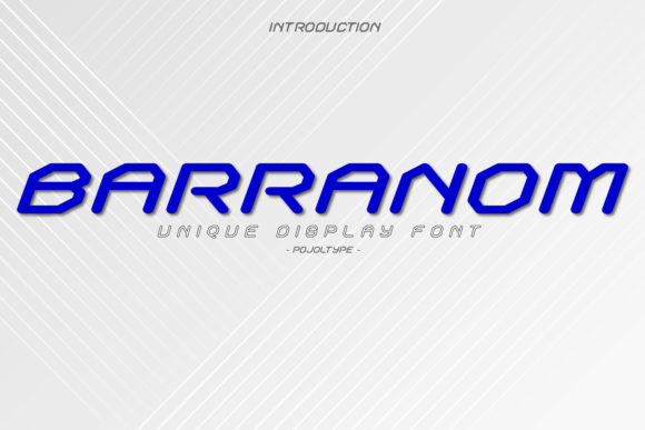 Barranom: A Versatile Display Font for Modern Design