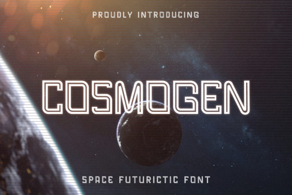 Cosmogen: A Modern Typeface for Futuristic Design