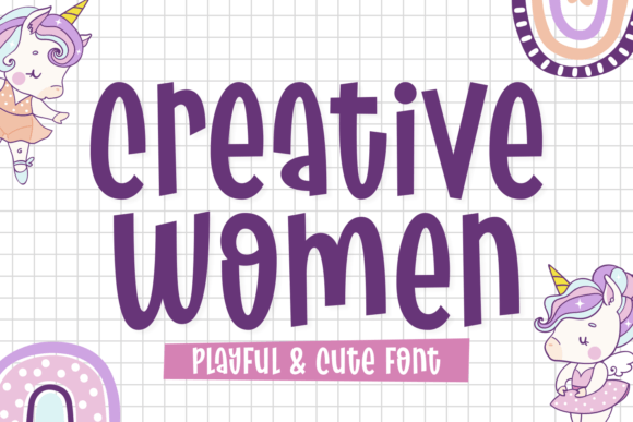 Creative Women: A Whimsical Display Font for Modern Designs