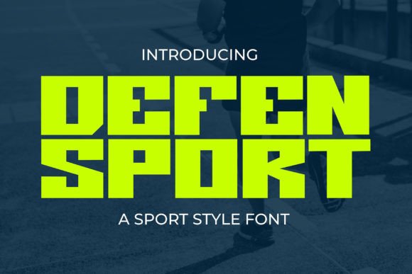 Defen Sport: Unleashing Dynamic Typography for Athletic Brands