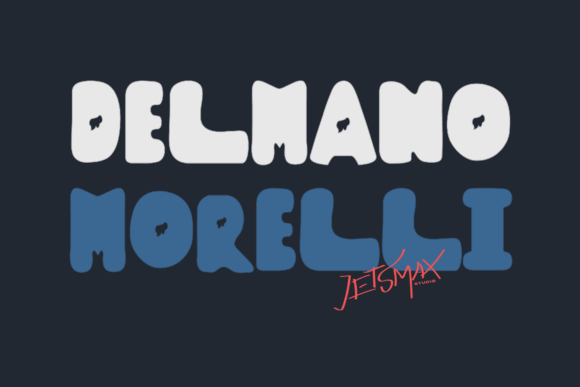 Delmano Morelli: A Fun, Friendly Display Font That Stands Out