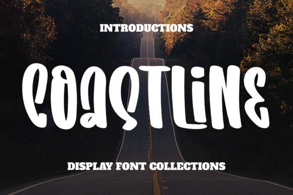 Discover Coastline: A Playful Display Font for Vibrant Designs