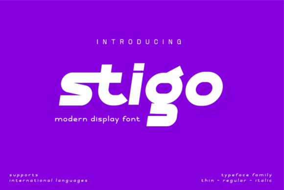 Discover Stigo: A Futuristic Font for Modern Designs