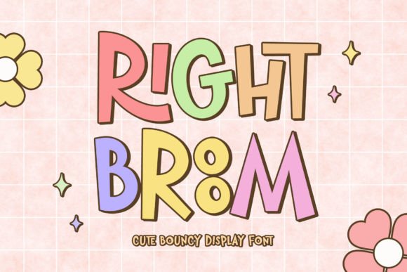 Discover the Playful Charm of the Right Broom Font