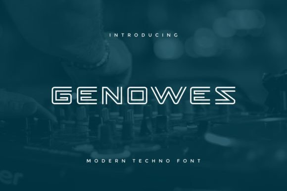 Genowes: Bold Modern Display Font for Creative Projects