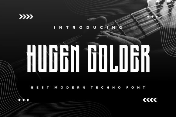 Hugen Golder: A Modern Display Font for Creative Projects