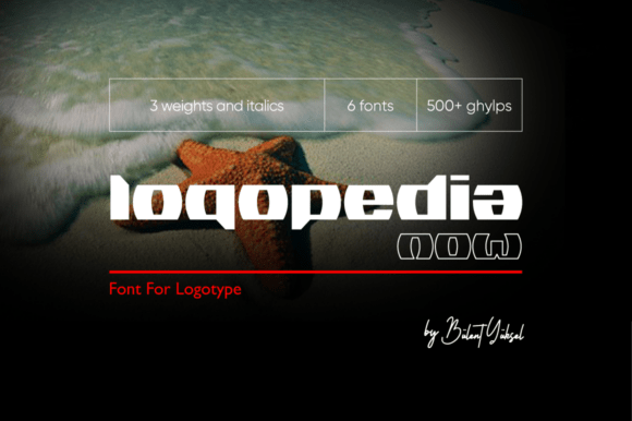 Logopedia Now: A Geometric Display Font for Bold Ideas