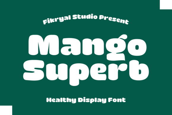 Mango Superb: A Vibrant Display Typeface
