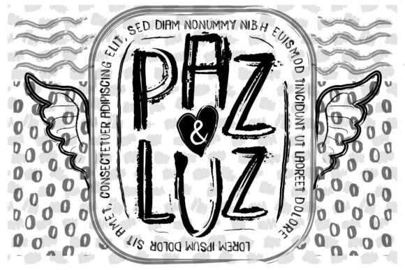 Paz & Luz: A Cool & Unique Display Font