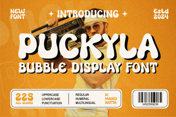 Puckyla: A Playful Font for Friendly Designs