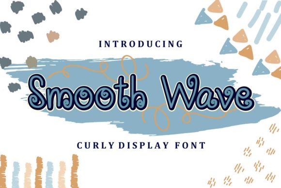 Smooth Wave: A Curvy, Cute Display Font for Unique Designs