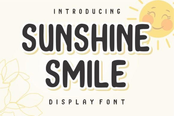 Sunshine Smile: A Charming Chalk-Inspired Display Font