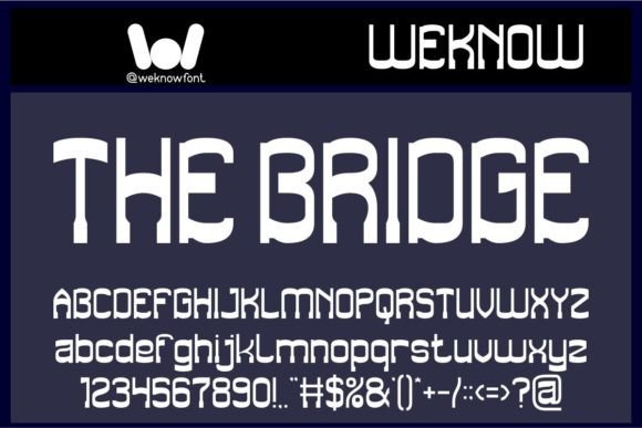 The Bridge: A Modern Slab Serif for Bold, Playful Designs