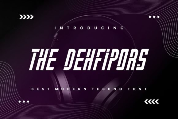 The Dehfipors: A Modern Display Font for Creative Projects