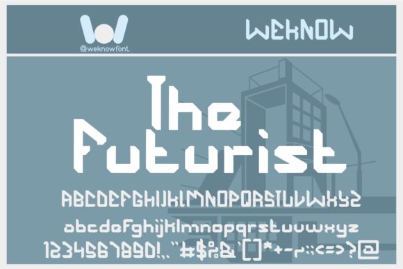 The Futurist: A Display Font for Modern Design