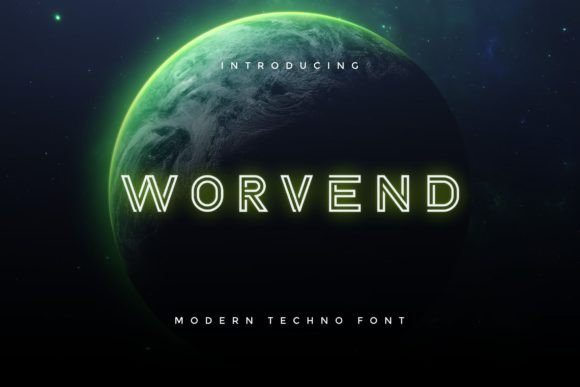 Worvend: A Bold, Modern Display Typeface